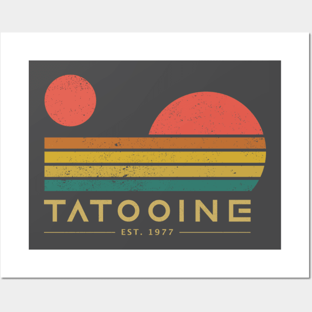 Tatooine Wall Art by Vanilla Susu